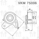 VKM75006 SKF Подшипник натяжителя ремня